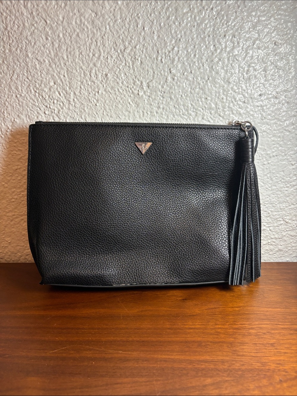 Sam Edelman Walker Suede Leather Patchwork Pouch - Picture 4 of 8